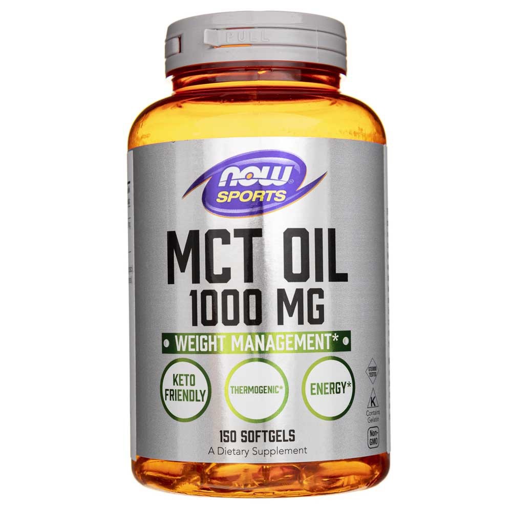 Now Foods MCT aliejus 1000 mg - 150 kapsulių