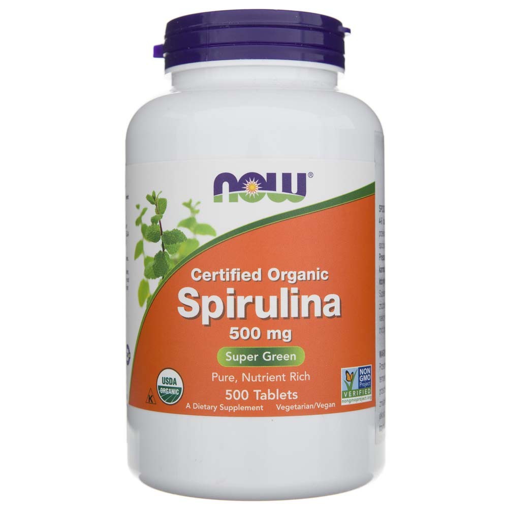 Now Foods Spirulina 500 mg - 500 tablečių