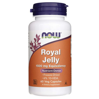 Now Foods Royal Jelly 1500 mg – 60 kapsulių