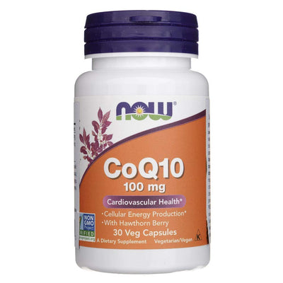 Now Foods CoQ10 100 mg su gudobelių uogomis - 30 kapsulių