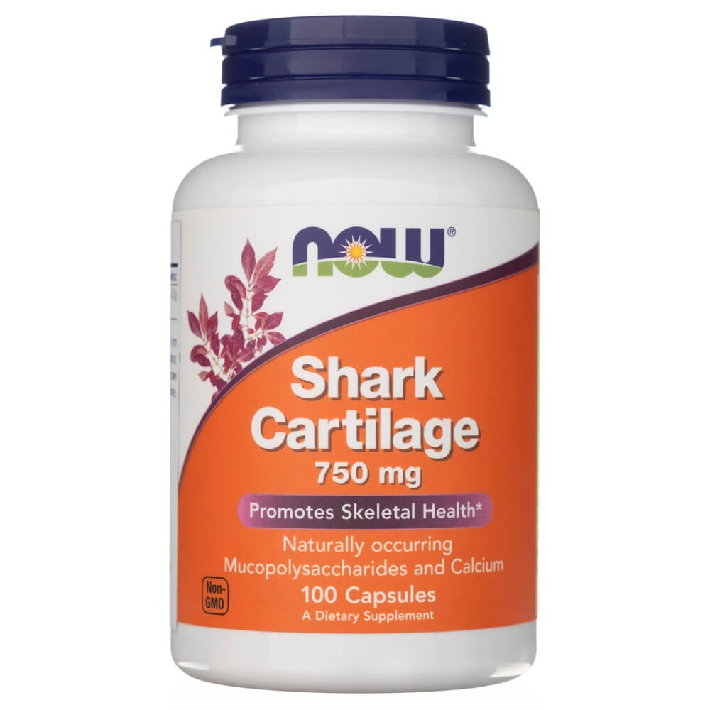 Now Foods Shark Cartilage 750 mg – 100 kapsulių