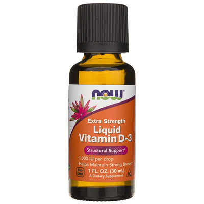 Now Foods Vitamin D3 Liquid Extra Strength 1000 TV – 30 ml