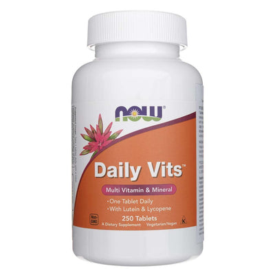 Now Foods Daily Vits, daugiafunkciniai vitaminai ir mineralai - 250 tablečių