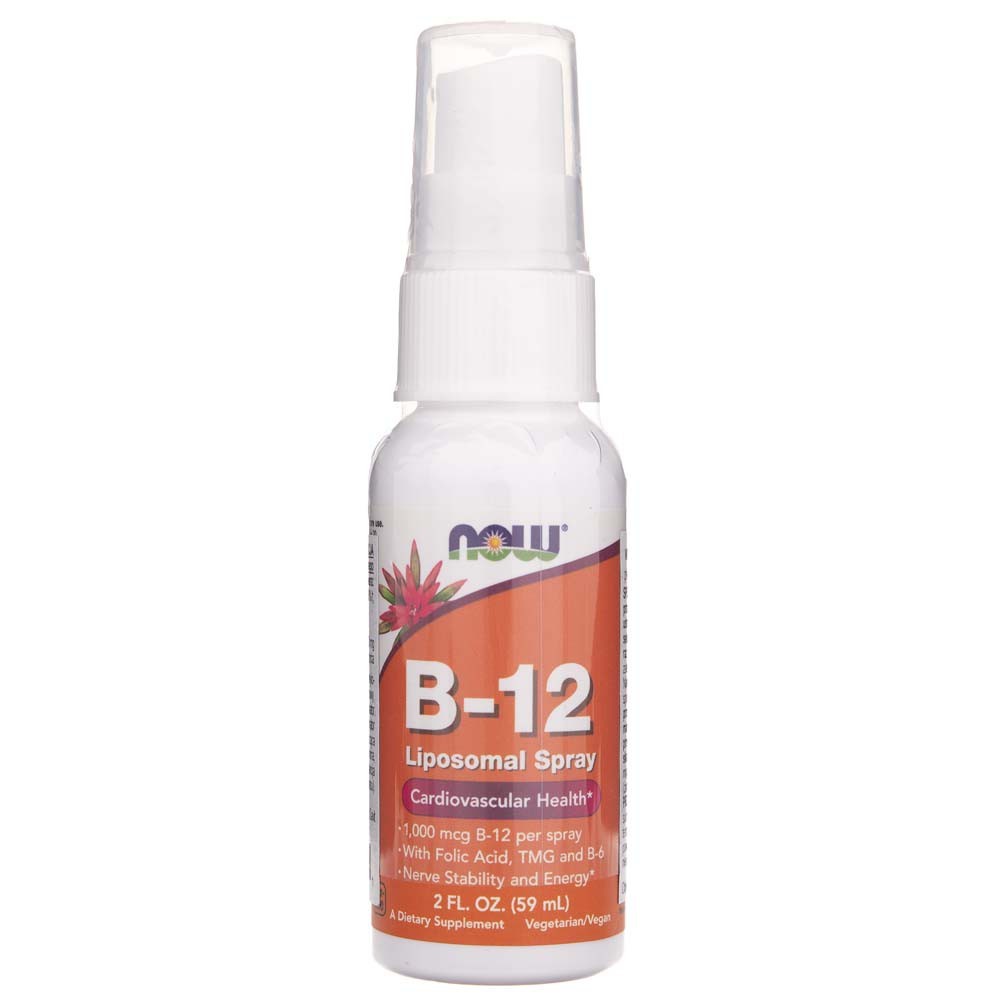 Now Foods Vitaminas B-12 liposominis purškalas - 59 ml