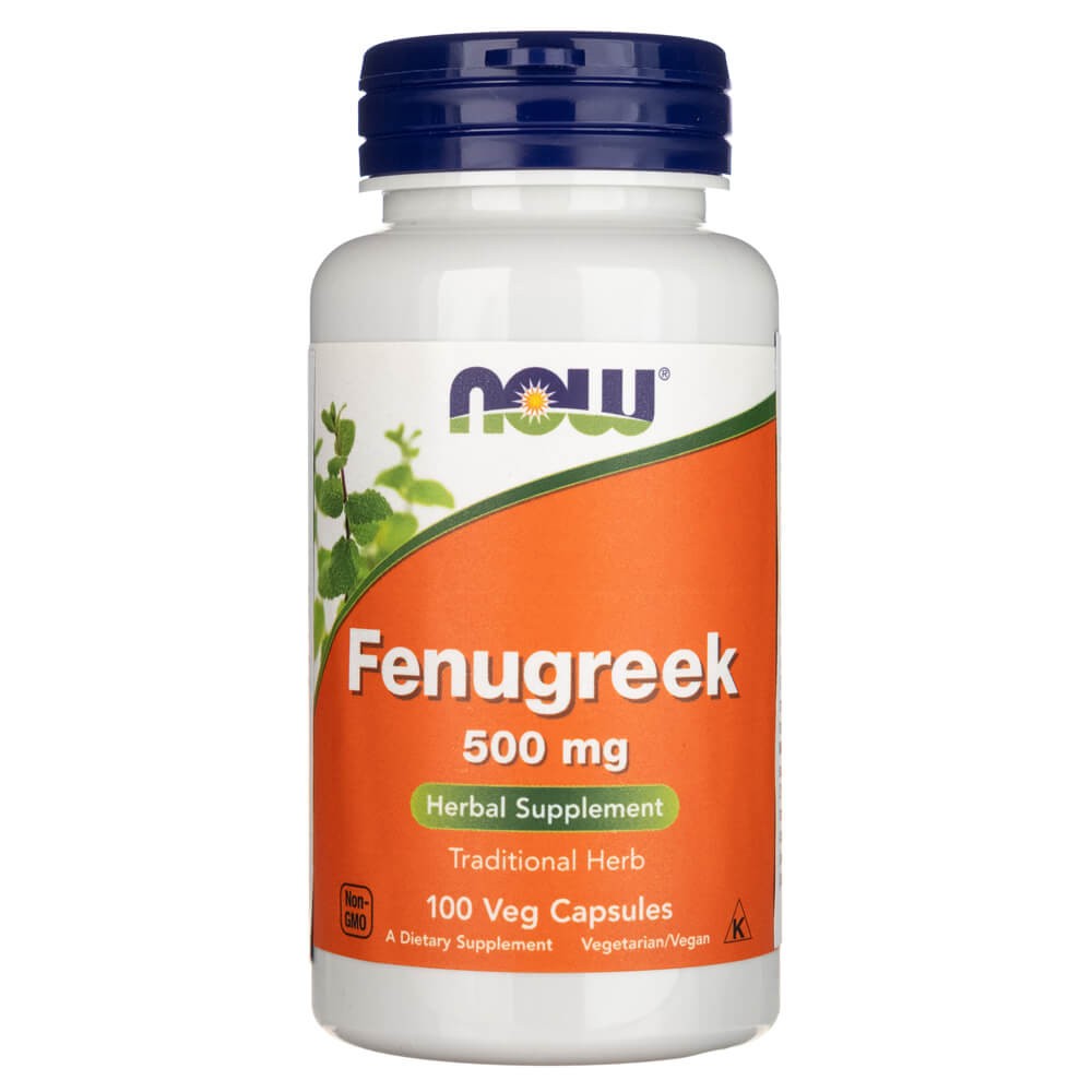 Now Foods Fenugreek 500 mg – 100 kapsulių