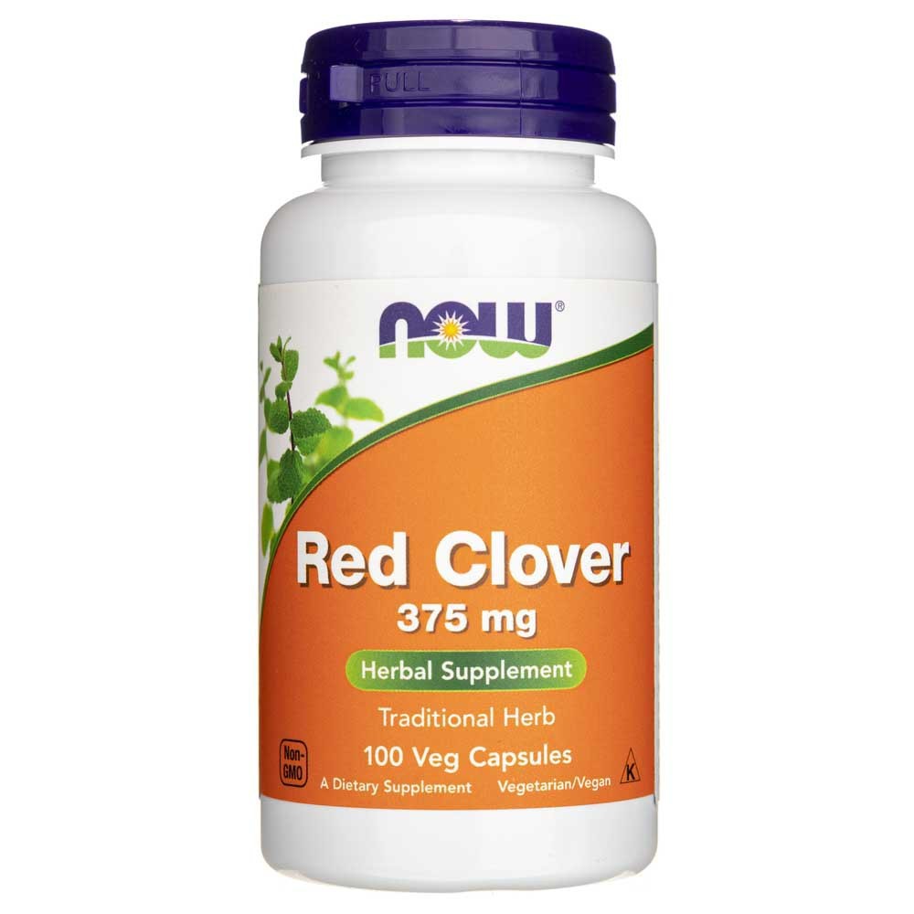 Now Foods Red Clover 375 mg – 100 kapsulių