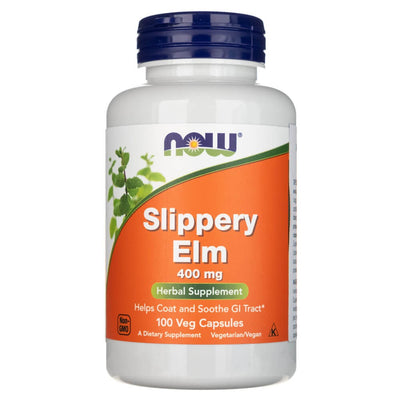 Now Foods Red Elm (Slippery Elm) 400 mg - 100 kapsulių