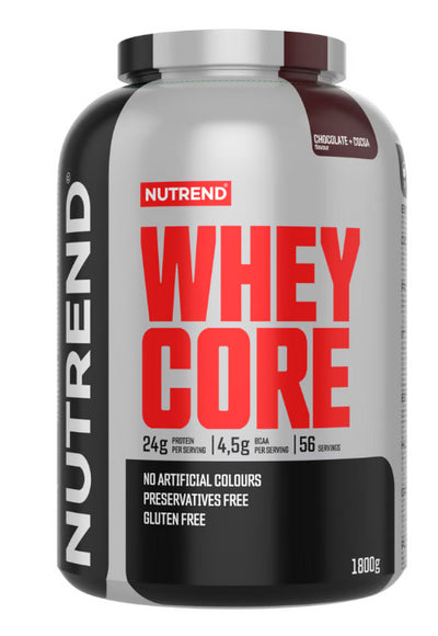 Nutrend Whey Core šokoladas - 1800 g