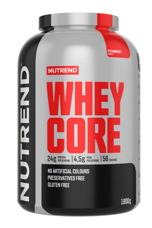 Nutrend Whey Core braškės - 1800 g