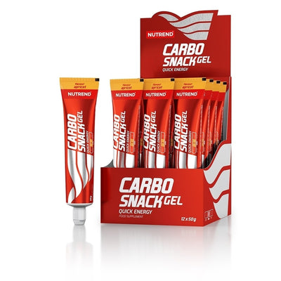 Nutrend Carbosnack (mėgintuvėlis) abrikosas - 12x50 g