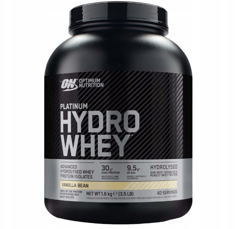 Optimum Nutrition Platinum Hydrowhey vanilės baltymų izoliatas - 1600 g