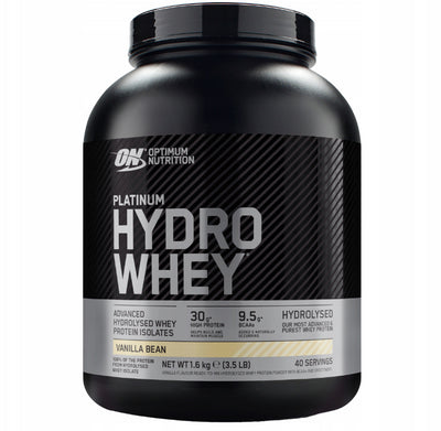 Optimum Nutrition Platinum Hydrowhey vanilės baltymų izoliatas - 1600 g