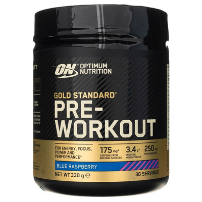 Optimum Nutrition Gold Standard Pre-Workout, Mėlynosios avietės - 330 g