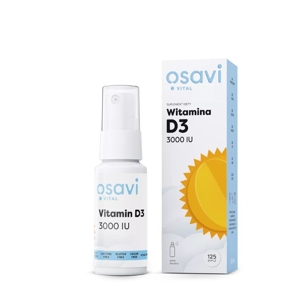 Osavi vitaminas D3 3000 TV purškalas - 12,5 ml