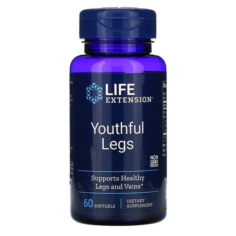 Life Extension Youthful Legs, 60 capsules