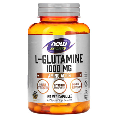 Now Sports L-Glutamine 1000 mg, 120 capsules