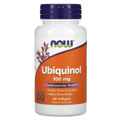 NOW Ubiquinol 100/200mg, 60 capsules