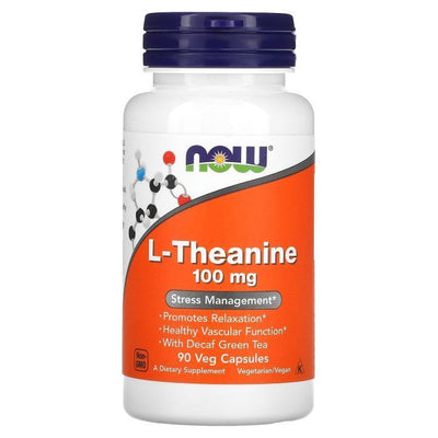 NOW L-Theanine 100mg, 90 capsules