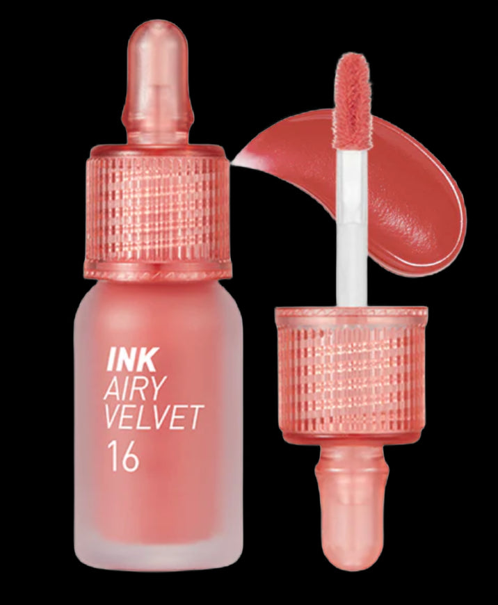 Peripera Ink Airy Velvet 16 Favourite Orange Pink skysti lūpų dažai - 4 g