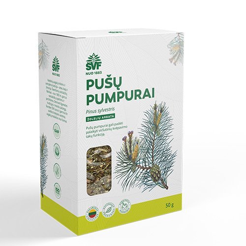 Pušų pumpurai, Žolelių arbata, 50g kaina