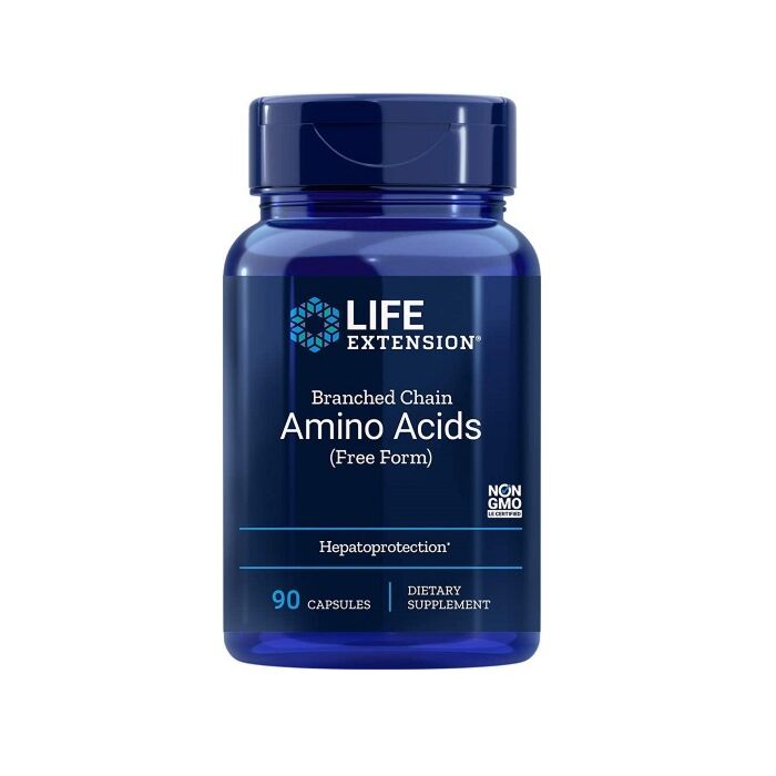 Life Extension Branched Chain Amino Acids (Free form) 90 capsules