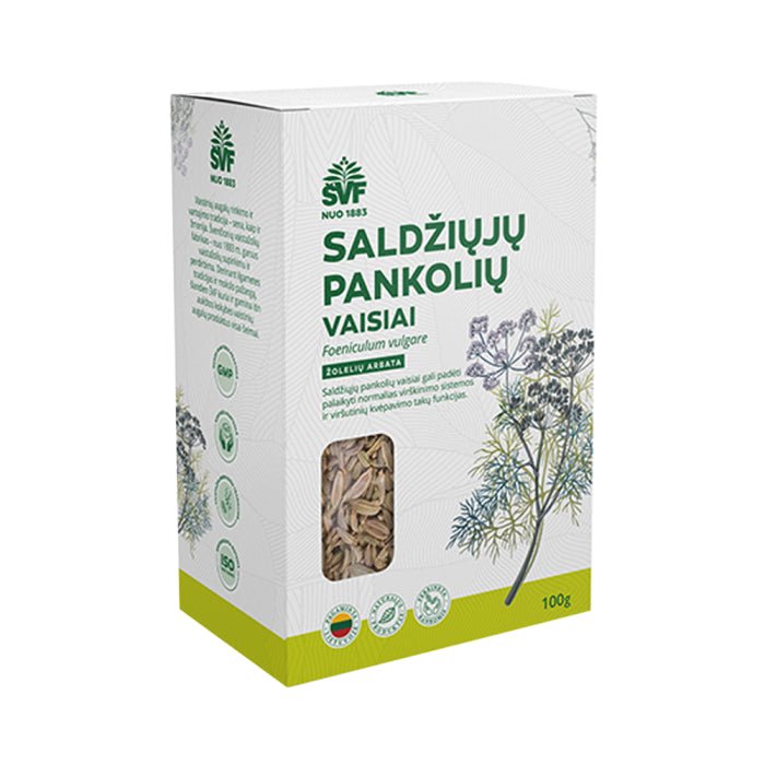 Saldžiųjų pankolių vaisiai , Žolelių arbata, 100g kaina