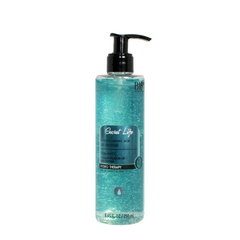 Secret Life (HYDRO THERAPY) Prausimosi gelis-putos su hialurono rugstimi, 250 ml kaina