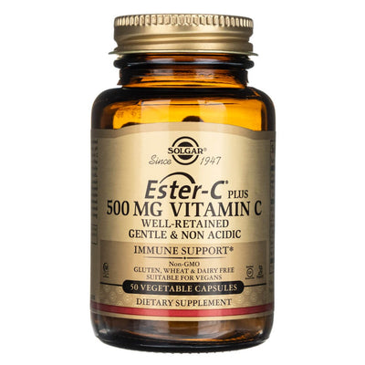 Solgar Ester-C plius vitaminas C 500 mg - 50 kapsulių