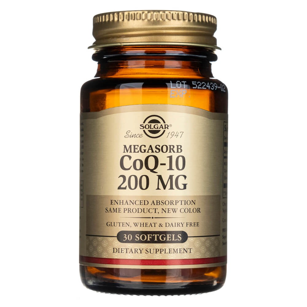 Solgar Megasorb Coenzyme Q10 200 mg - 30 kapsulių