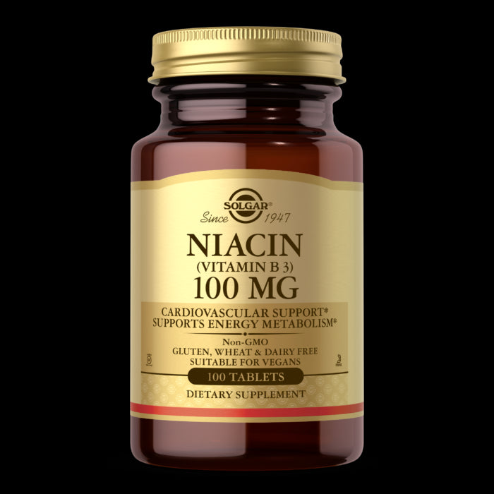 Solgar Niacinas (vitaminas B3) 100 mg - 100 tablečių