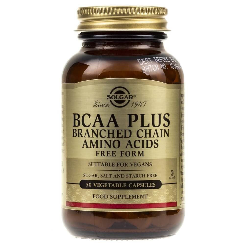 Solgar BCAA Plus - 50 kapsulių