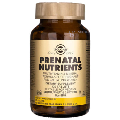 Solgar Prenatal Nutrients - 120 tablečių