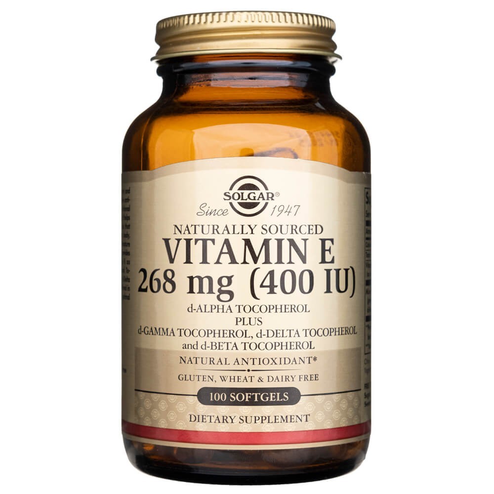 Solgar vitaminas E 268 mg - 100 kapsulių