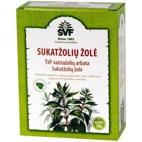 Sukatžolių žolė, Žolelių arbata, 50g kaina