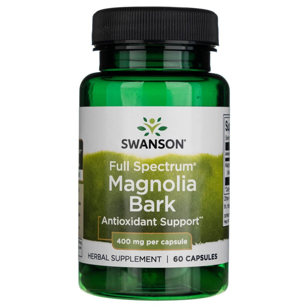 Swanson Full Spectrum Magnolijos žievė 400 mg - 60 kapsulių