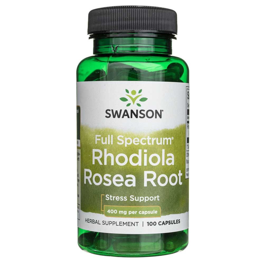 Swanson Full Spectrum Rhodiola Rosea Root 400 mg - 100 kapsulių