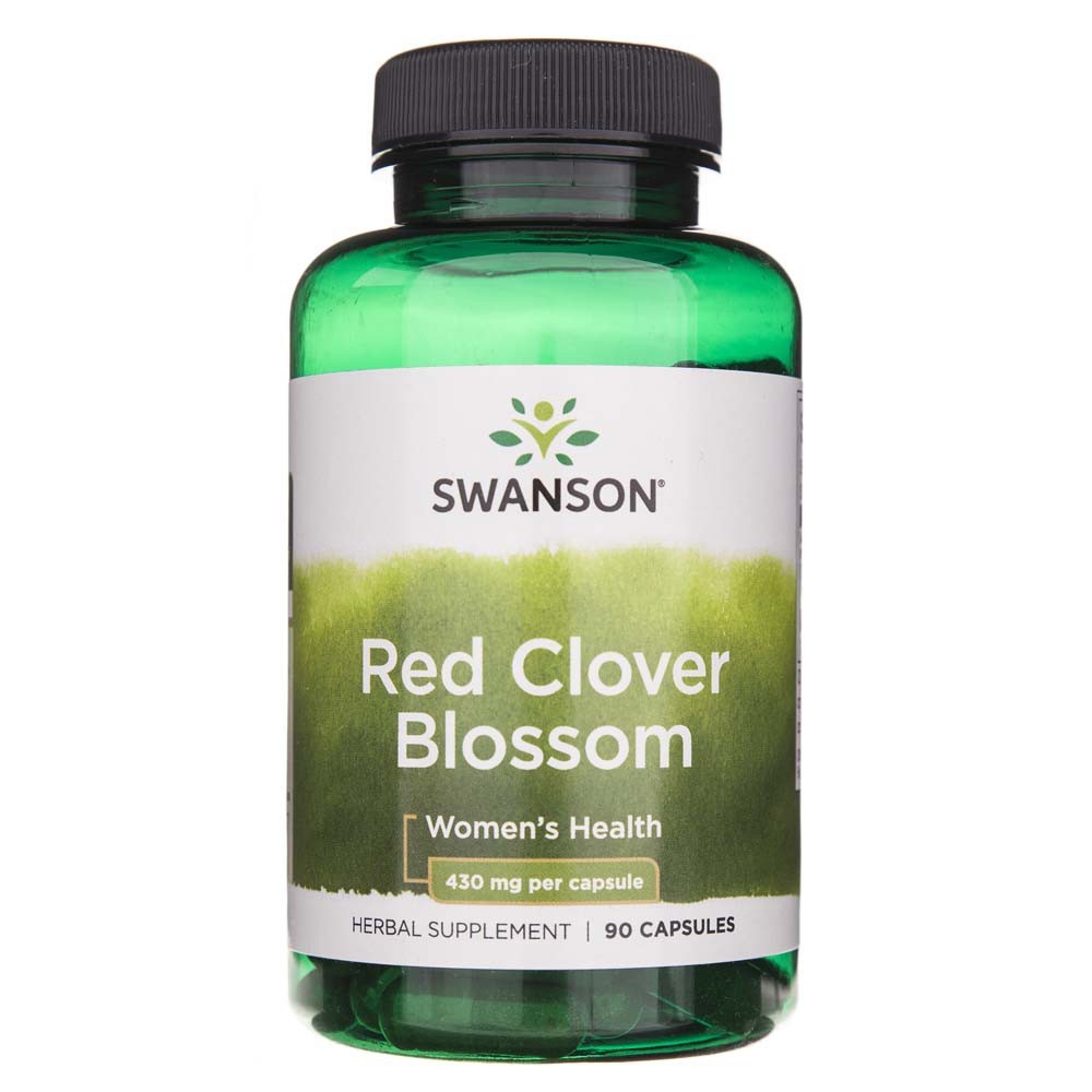 Swanson Full Spectrum Red Clover Blossom 430 mg – 90 kapsulių