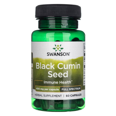 Swanson Black Cummin 400 mg - 60 kapsulių