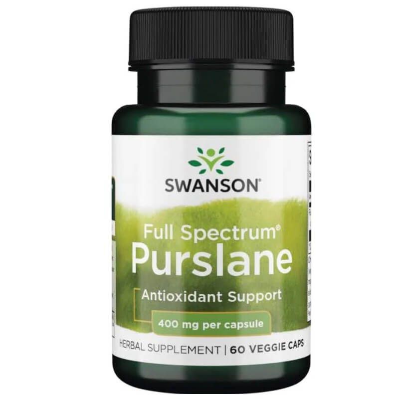 Swanson Full Spectrum Purslane (Portulaca vulgaris) 400 mg - 60 kapsulių