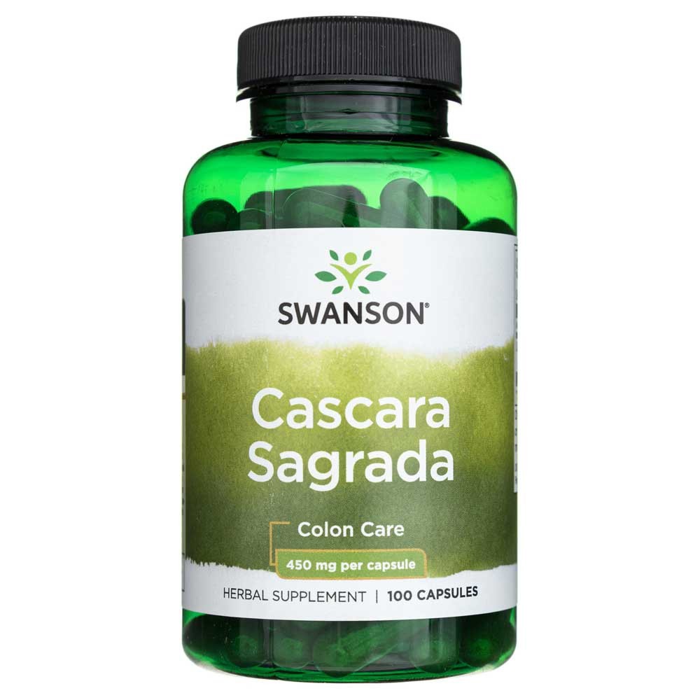 Swanson Cascara Sagrada 450 mg - 100 kapsulių