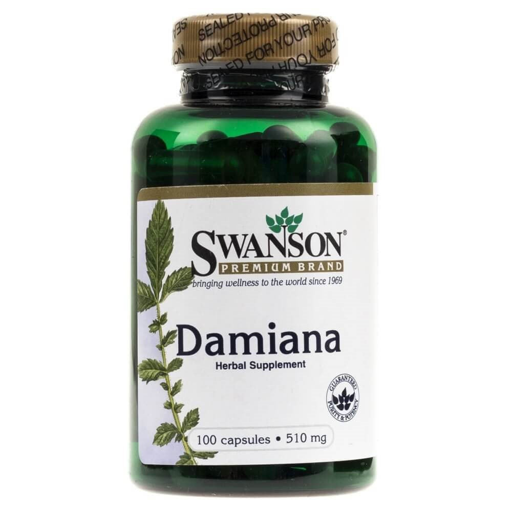 Swanson Damiana 510 mg - 100 kapsulių