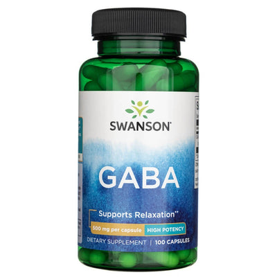 Swanson GABA 500 mg - 100 kapsulių