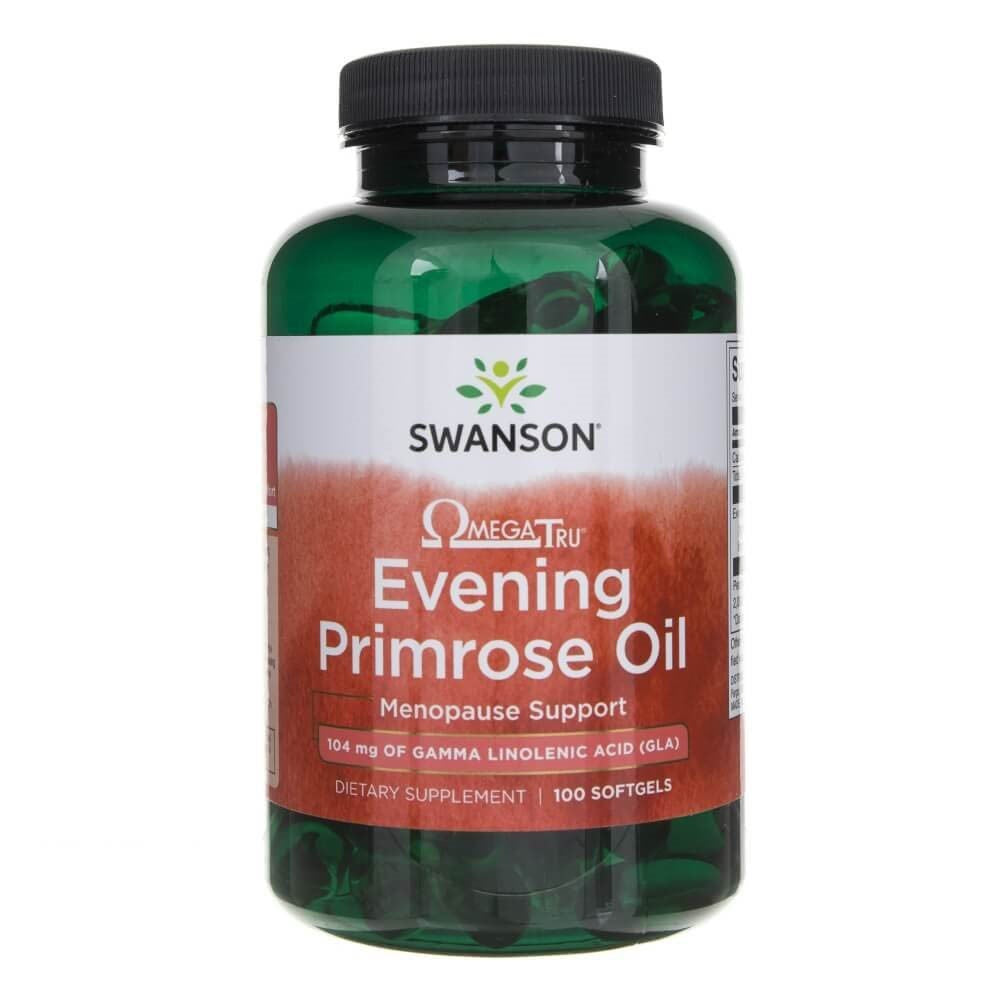 Swanson Evening Primrose Oil - 100 kapsulių