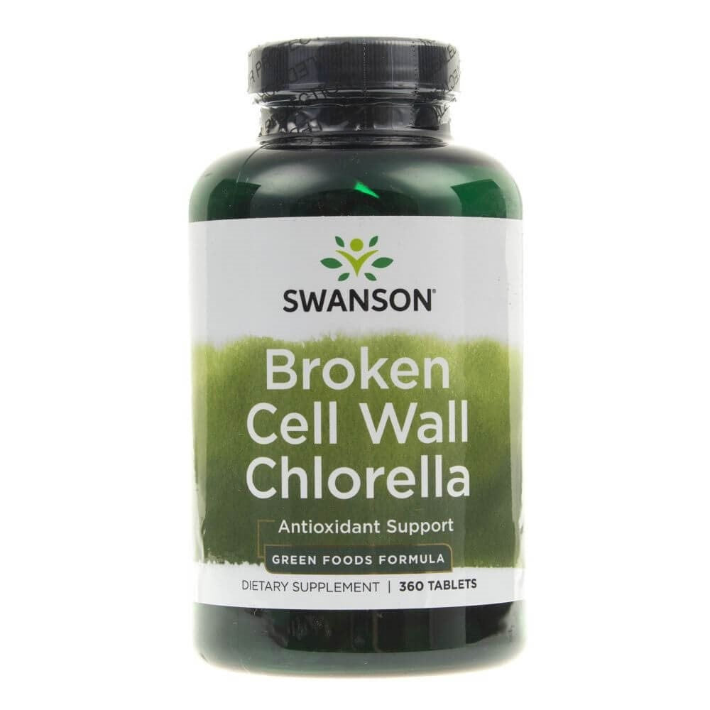 Swanson Chlorella (Split Cell Walls) - 360 tablečių