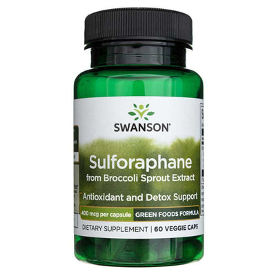 Swanson Sulforaphane from Broccoli 400 mcg - 60 Veggie kapsulių