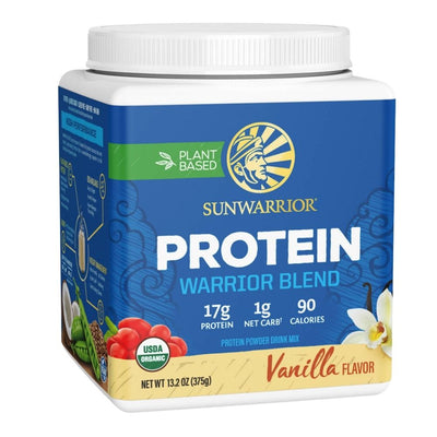 Sunwarrior Protein Warrior Blend vaniliniai augaliniai baltymai - 375 g