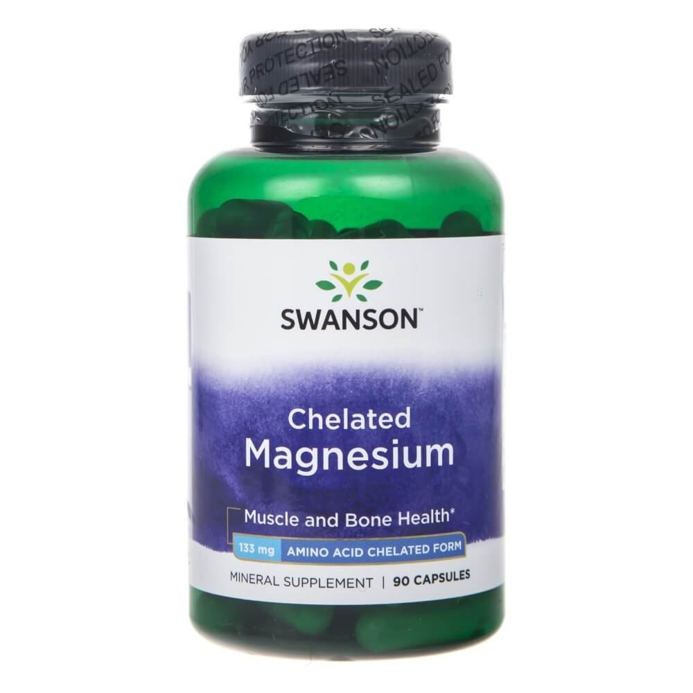 Swanson Albion Magnesium Chelate 133 mg - 90 kapsulių