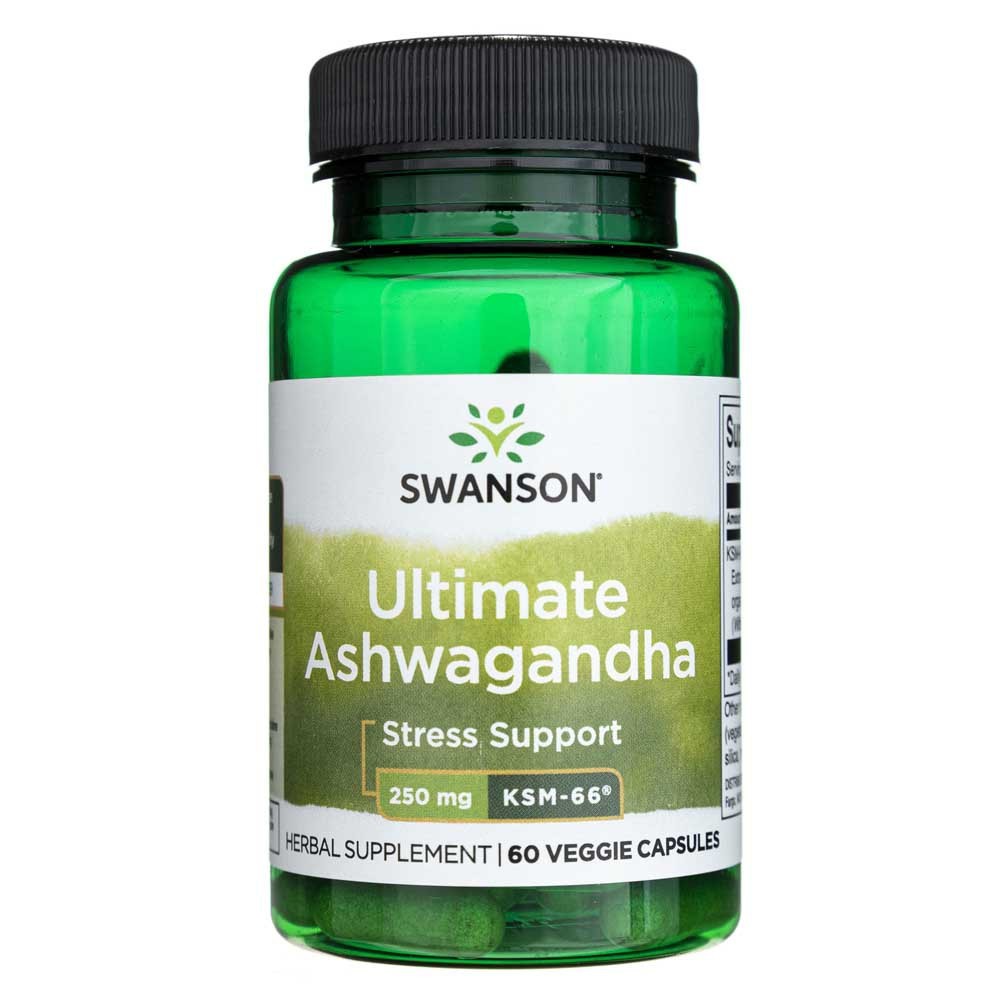 Swanson Ultimate Ashwagandha KSM-66 250 mg - 60 kapsulių