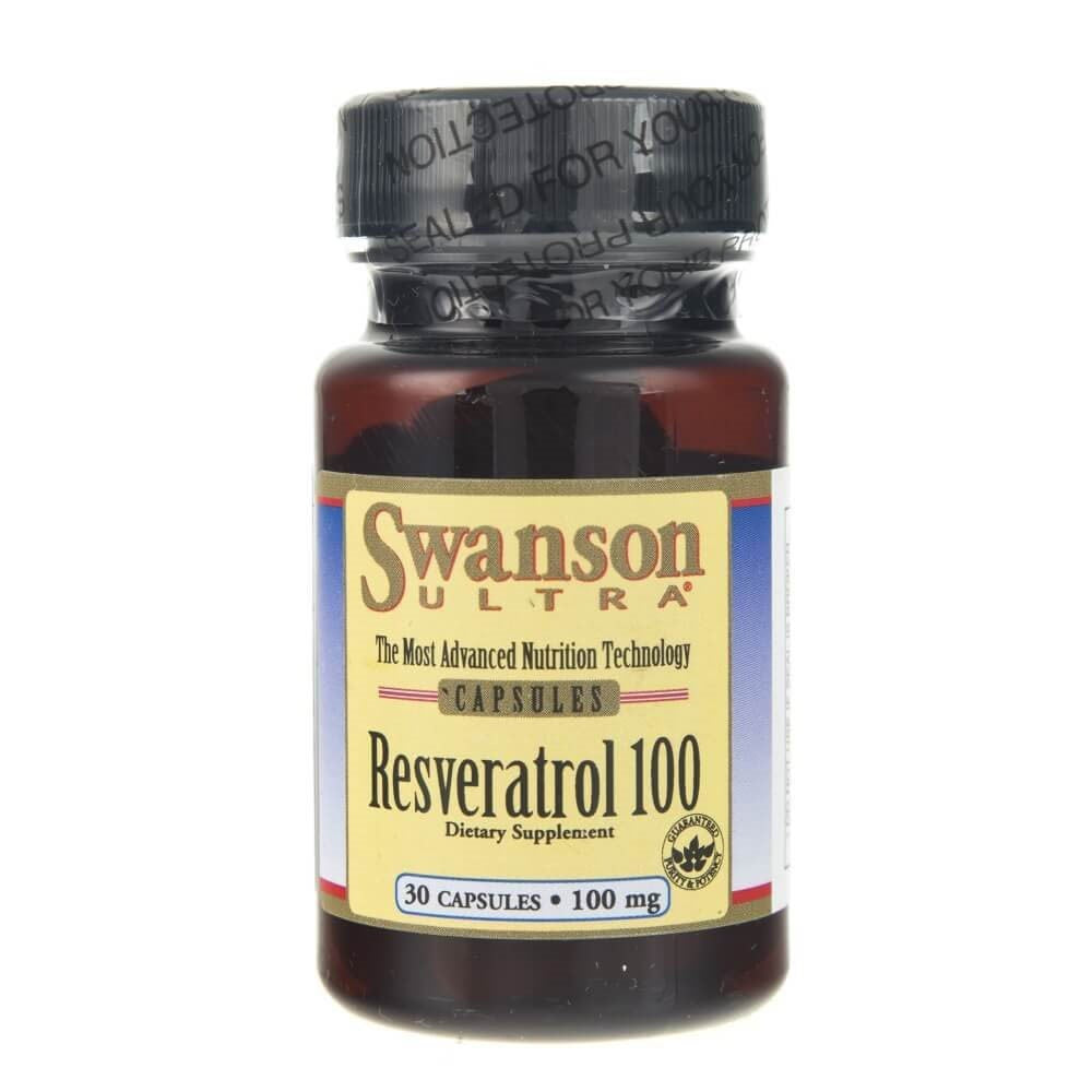 Swanson Resveratrol 100 mg - 30 kapsulių