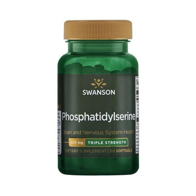 Swanson fosfatidilserinas (fosfatidilserinas) 300 mg - 30 kapsulių